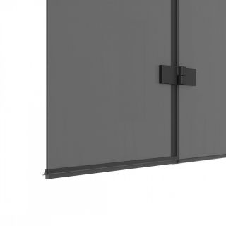 Шторка на ванну 80х140 см Maretti Valentina VA41R8014098-560, профиль черный