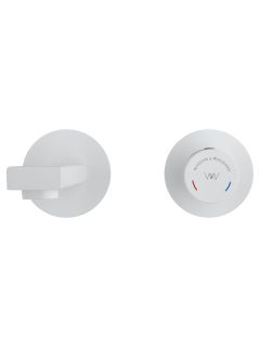 Встраиваемый смеситель для раковины Wonzon & Woghand WW-105-MW белый матовый