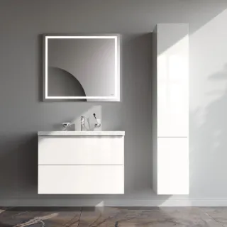 Тумба под раковину Am.Pm Gem M90FHX0802WG подвесная белый 80  см