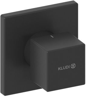 Вентиль запорный Kludi Decus 548163975 чёрный матовый