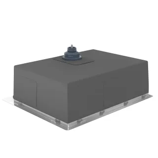 Мойка кухонная Reflexion Iseo 50-BL RX2260SS оружейная сталь