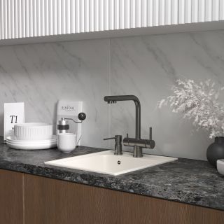 Мойка кухонная Reflexion Quadra 43-WH RF0243WH белый