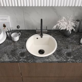 Мойка кухонная Reflexion Start 44-WH RX0844WH белый