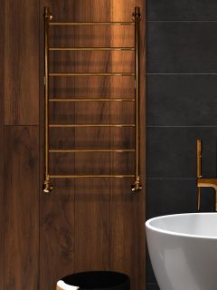 Полотенцесушитель водяной Indigo Line LLW100-50GDK3 100x50 см золото