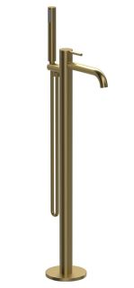 Напольный смеситель для ванны Raiber Graceful RPG-010 золото матовое