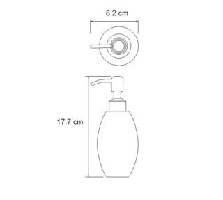 Wasserkraft Ruwer K-6799 Дозатор для жидкого мыла 330 ml