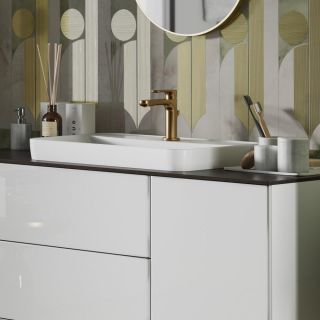 Смеситель для раковины Kerama Marazzi Ole 69412KM.M0.071 золото атласное