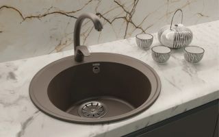 Кухонная мойка Ulgran Quartz Nora 485-06 трюфель