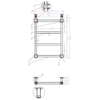 Полотенцесушитель Boheme Palazzo хром 713