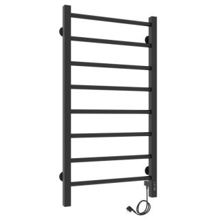 Полотенцесушитель электрический Laris Феличия 73207613 правый П8 40x80см чёрный матовый