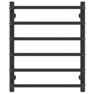 Полотенцесушитель водяной Laris Стандарт 73208014ЧМ П6 50x60см чёрный матовый