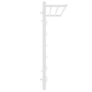 Полотенцесушитель водяной Laris Классик 73208024БМ  с полкой П7 50x80см белый матовый