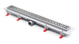 Душевой лоток Paini Harmony CH850HN с рамкой 85см хром глянец