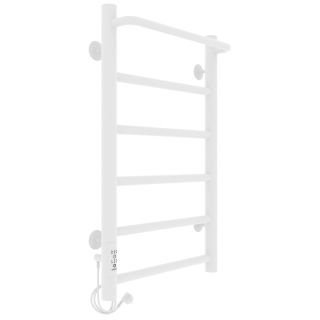 Полотенцесушитель электрический Laris Прайм ЧК П6 400x600 L 75201059 Белый муар