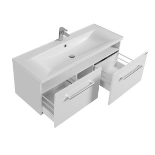 Тумба под раковину Акватон Мадрид М 120см белый 1A170301MA010