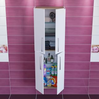 Пенал СанТа Вегас 526008 60см напольный/подвесной белый