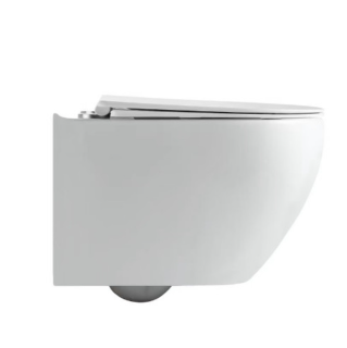 Подвесной унитаз Ceramalux TR0199 безободковый белый