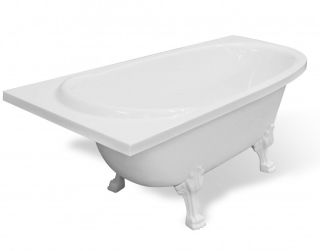 Ванна из литьевого мрамора Эстет Venecia silk ФР-00014527 Л 170x80см белый матовый