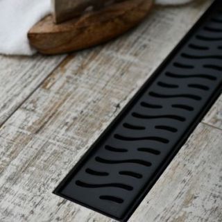 Душевой лоток Paini Harmony CH550HC 55см чёрный матовый