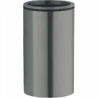 Стакан для зубных щёток Boheme Uno 10982-GM оружейная сталь