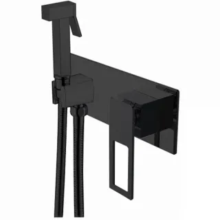 Гигиенический душ со смесителем Boheme Q 147-BВ чёрный