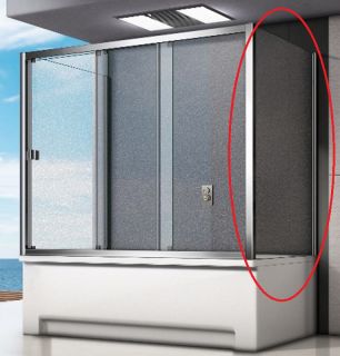 боковая часть для шторки на ванну Good Door SCREEN SP-75-C-CH