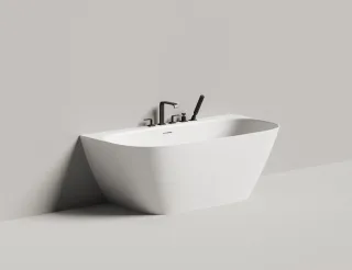 Ванна из искусственного камня Salini Sofia Wall S-Sense 102517GRH 160x80см RAL снаружи