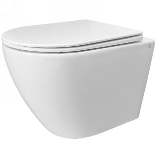 Унитаз CeramaLux TR2196 подвесной с сиденьем Микролифт