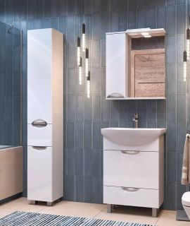 Зеркало-шкаф с подсветкой Vigo Callao z.CAL.60.L.El 60 см белый