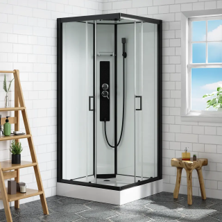 Душевая кабина Parly AMI Quadro 90x90см чёрный