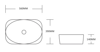 Раковина Cerutti SPA CR2691 56см чёрный матовый