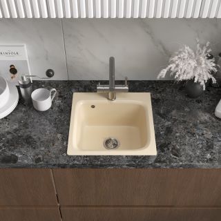 Мойка кухонная Reflexion Base 43-BEL RX0743BE бежевый