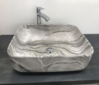 Раковина CeramaLux 597 серая 50 см