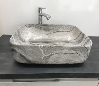 Раковина CeramaLux 597 серая 50 см