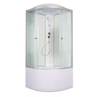 Душевая кабина Deto L 990 с электрикой  90х90х215 см