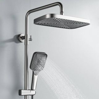 Душевая стойка Rose R1836T пепельный