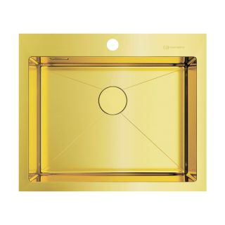 Мойка кухонная Omoikiri Akisame 59-LG нерж.сталь/светлое золото