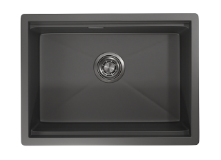 Мойка кухонная Granula Kitchen Space 6045U, графит матовый