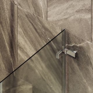 Шторка на ванну MaybahGlass MGV-655-4 70см хром глянцевый