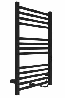 Полотенцесушитель электрический Indigo Attic LСLATCE100-50BRRt с таймером 100x50 см чёрный муар