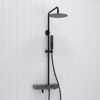 Душевой комплект WasserKRAFT A114.258.218.CB Thermo черный