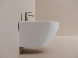 Подвесное биде Ceramicanova Whirl CN11008 белое