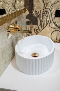 Раковина накладная Boheme белый матовый 878-WM