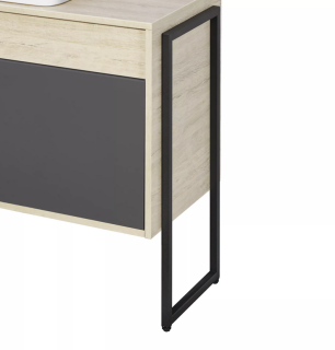 Опора для тумбы Акватон Лофт Урбан 70см чёрный 1A255303LQX70