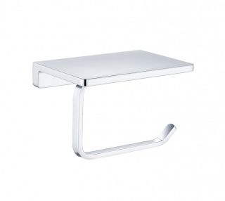 Настенный бумагодержатель плоский Grocenberg AC0027 (Хром)