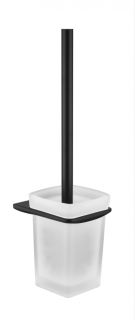 Настенный ёршик для унитаза Grocenberg AC0057 (Черный матовый)