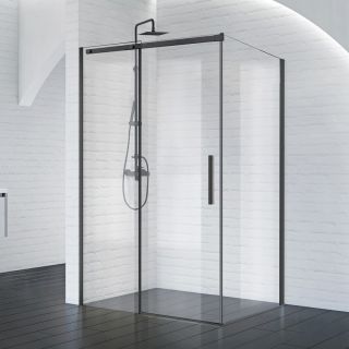 Душевой уголок BelBagno ACQUA-AH-1-140/90-C-NERO