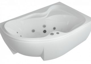 Акриловая ванна АКВАТЕК Вега 170x105 см правая без гидромассажа