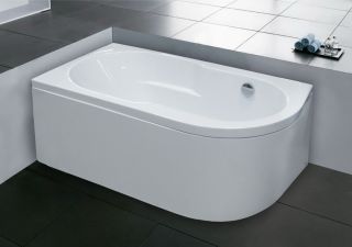 Акриловая ванна Royal Bath Azur левая 160x80см белый RB614202L