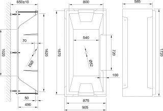 Акриловая ванна Royal Bath Triumph 170x87см белый RB665101SB